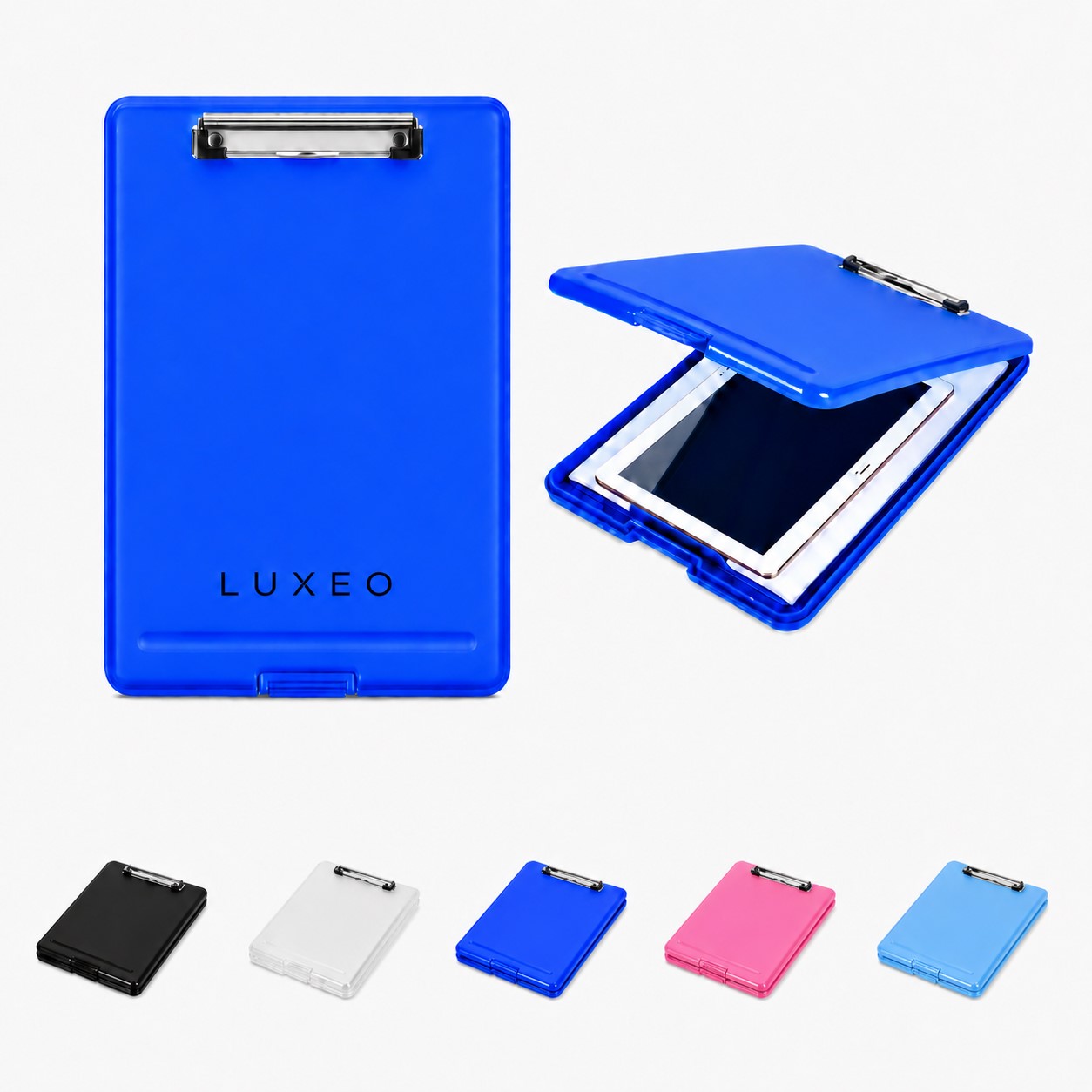 Latching Polypropylene Document Case With Writing Clip