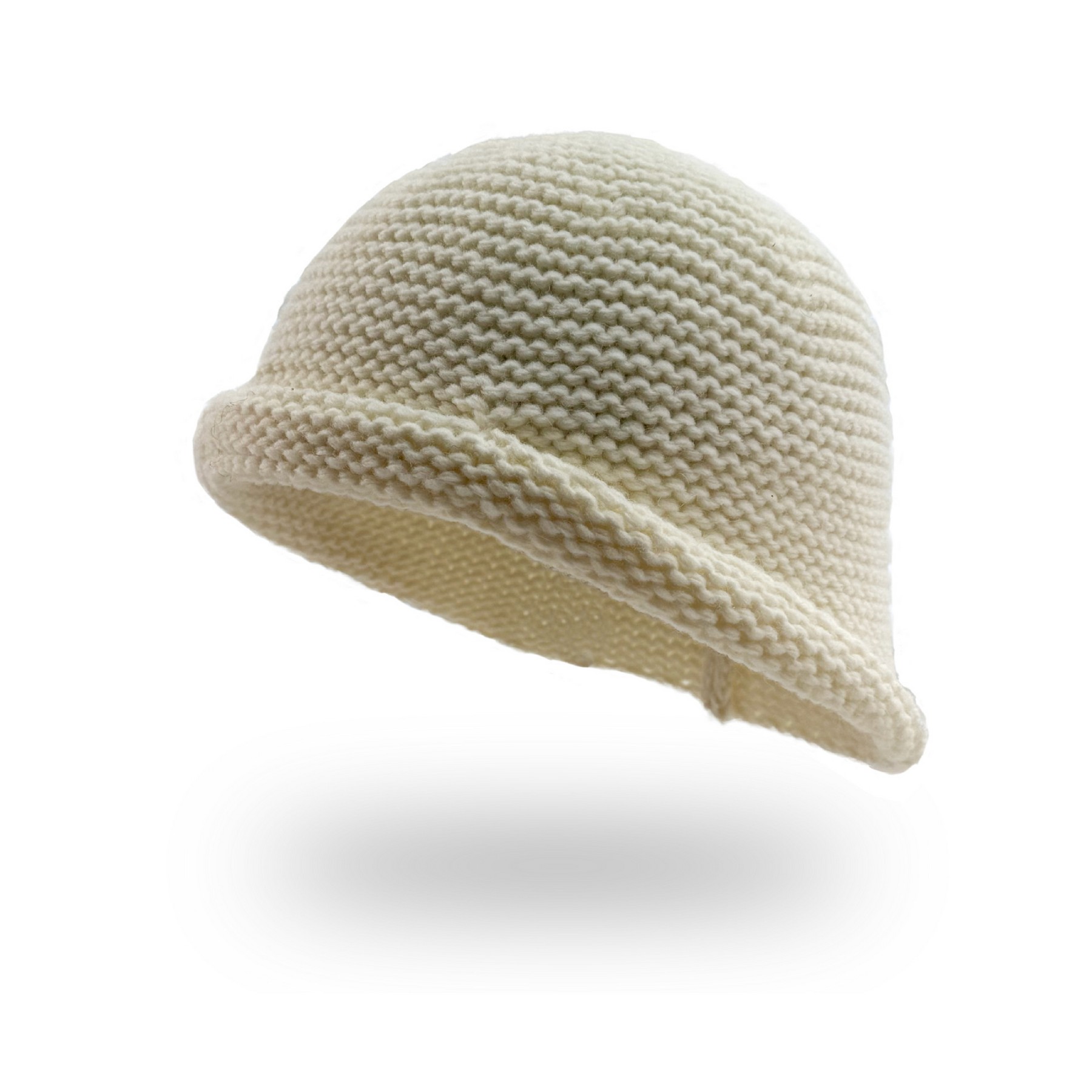 Wool Blend Rolled Cuff Bucket Hat — view 2