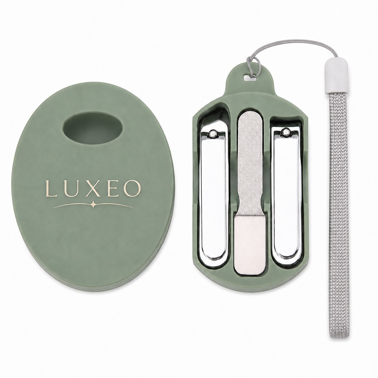 Compact Stainless Steel Nail Care Kit