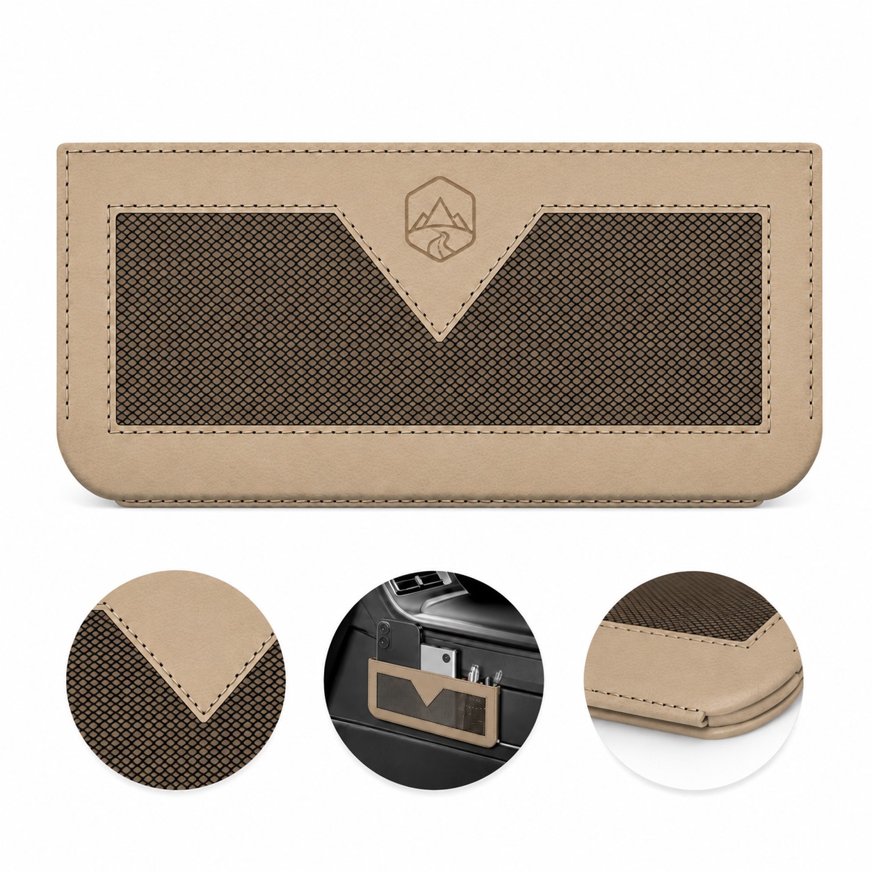 Nano Adhesive PU Vehicle Storage Pocket