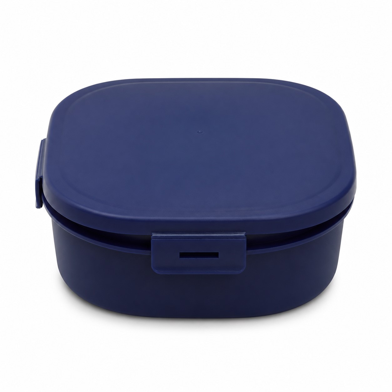 Portable Polypropylene Salad Container With Front Latch — view 2