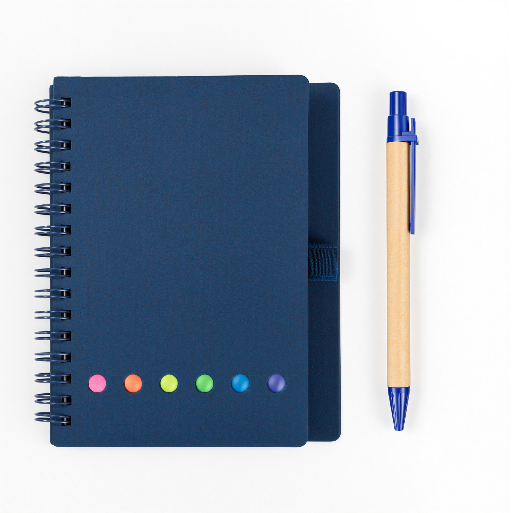 Mini Spiral Notebook Sticky Pad Set — view 2