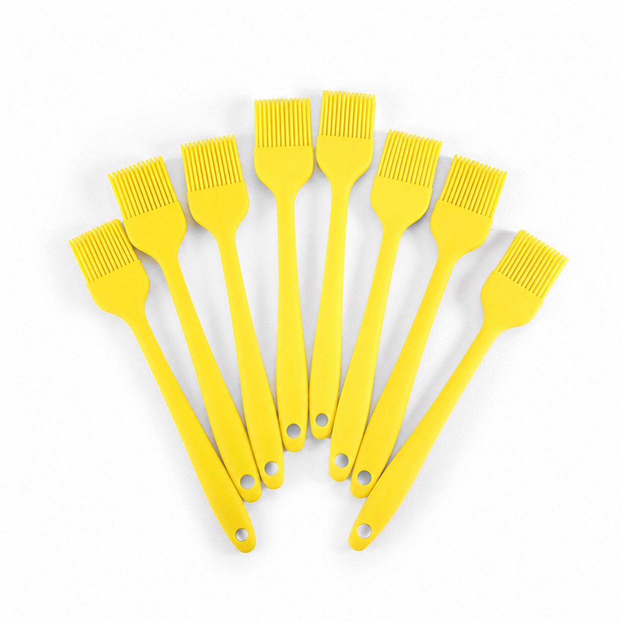 Silicone Basting Brush With Long Handle — Yellow