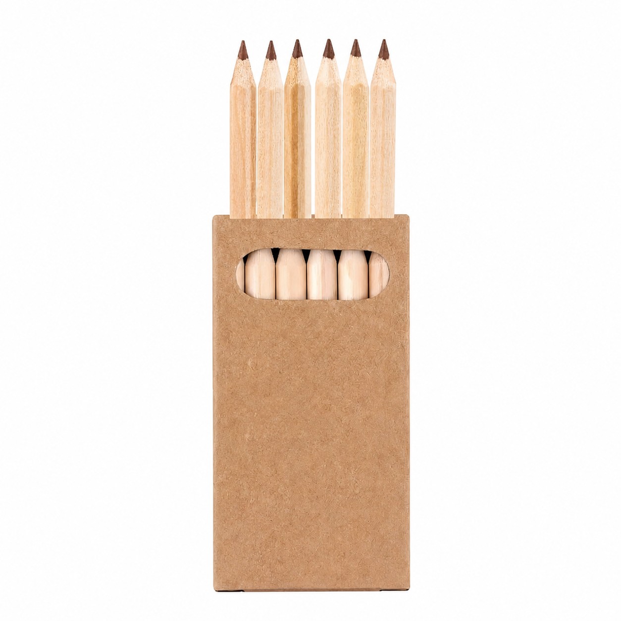 Mini Wood Colored Pencil Set — Brown