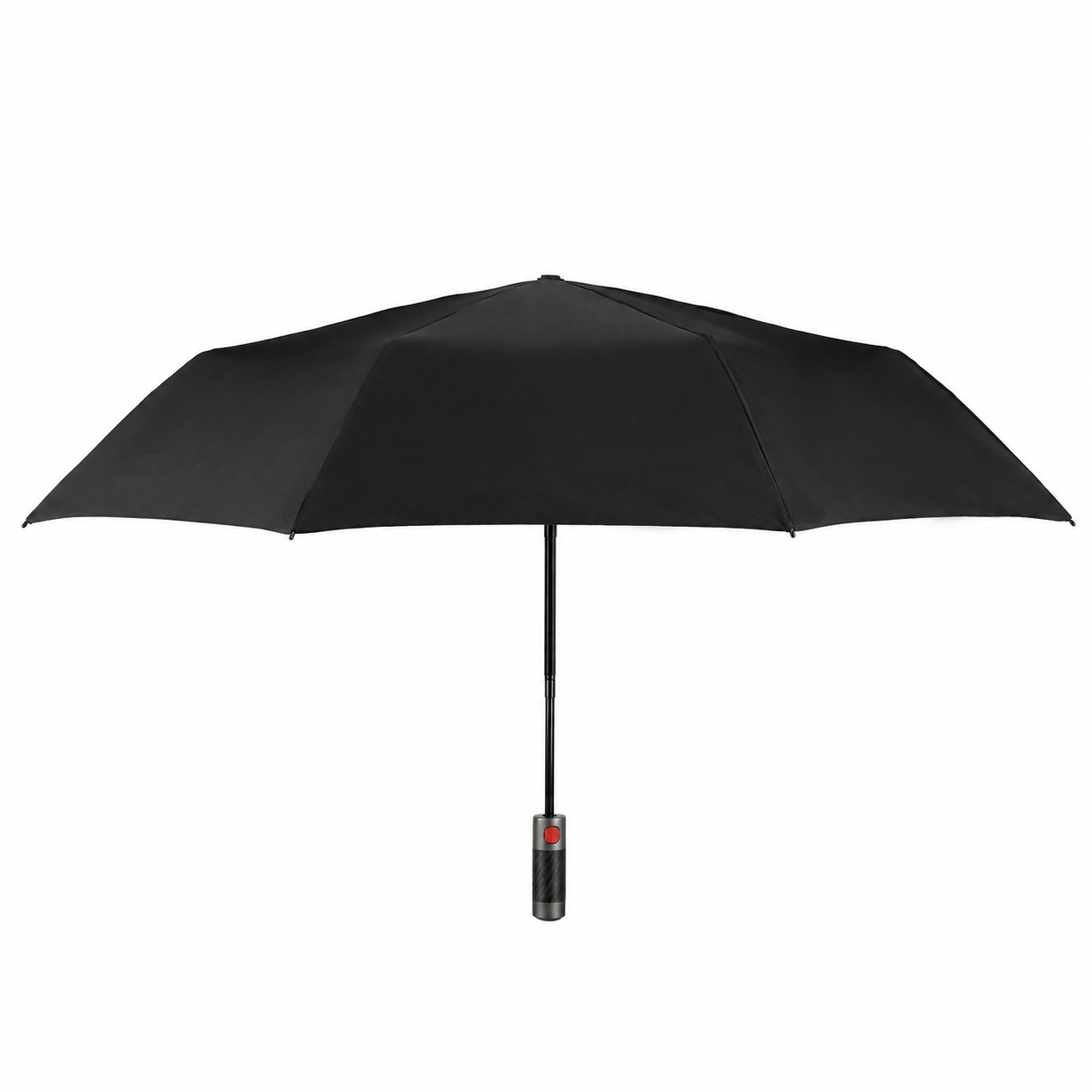 46" Auto Open Folding Umbrella — Black