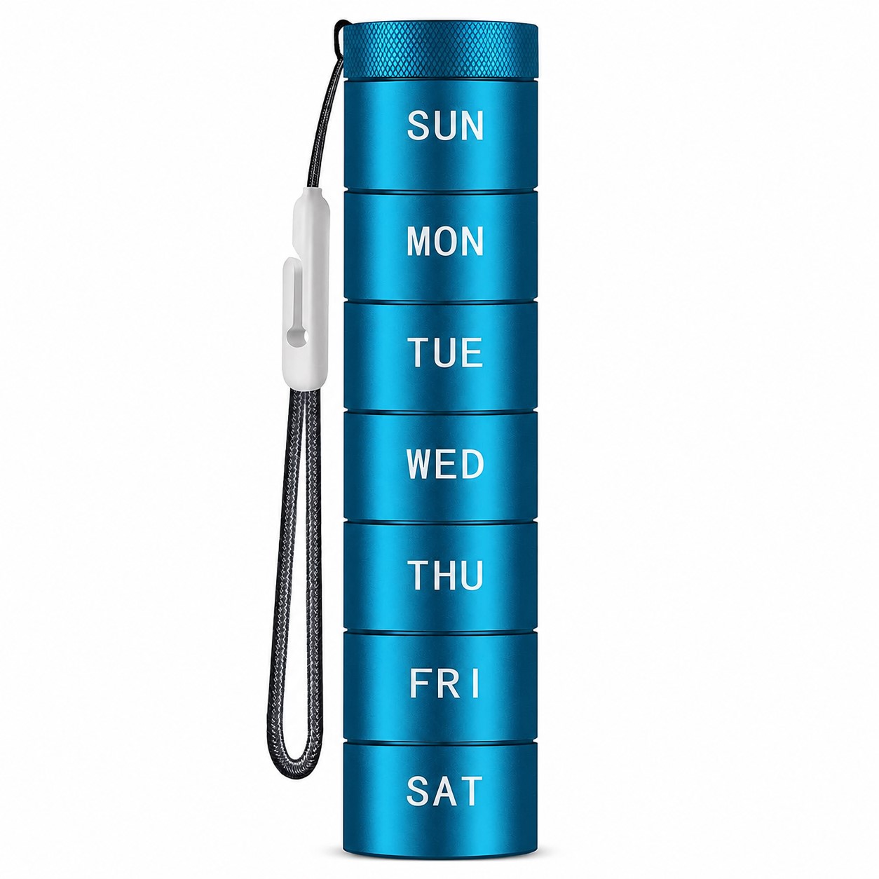 Stackable Aluminum Weekly Pill Organizer — view 2