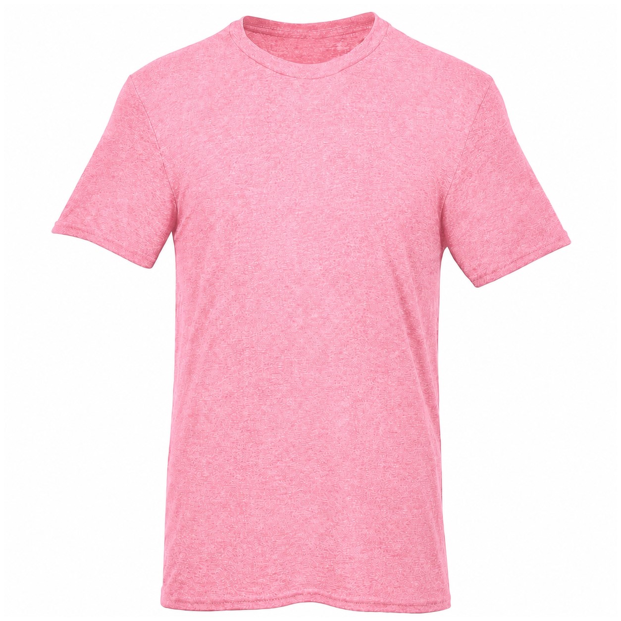 Cotton Jersey Crewneck T-Shirt — Pink