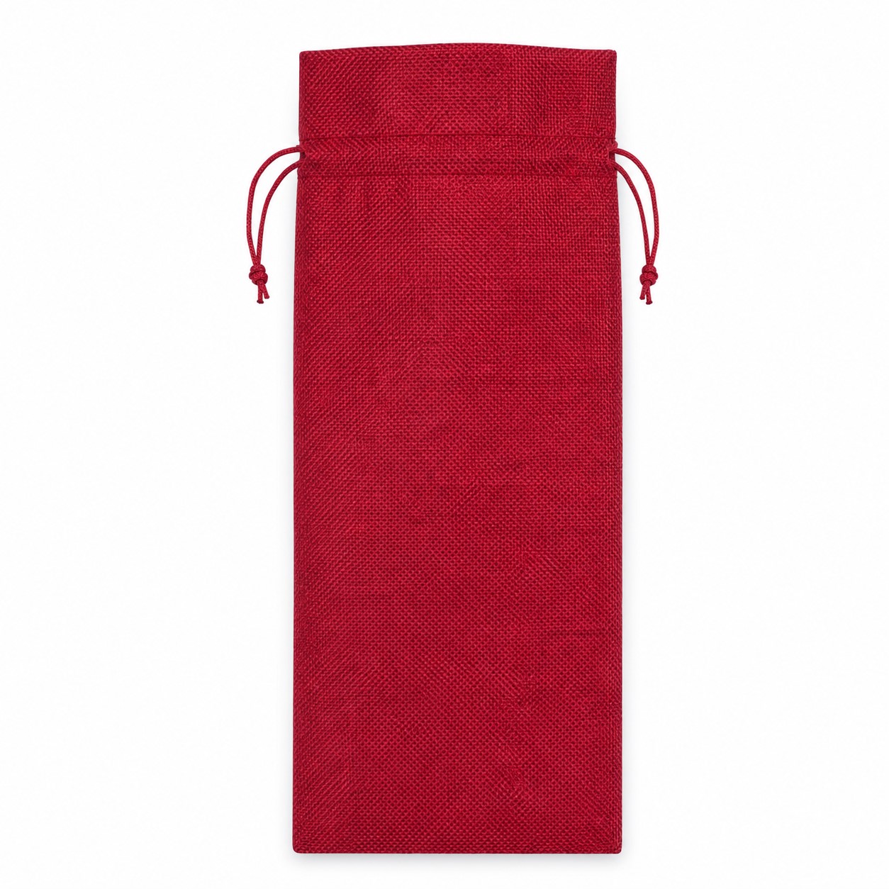 Linen Cloth Drawstring Wine Bottle Bag — view 2