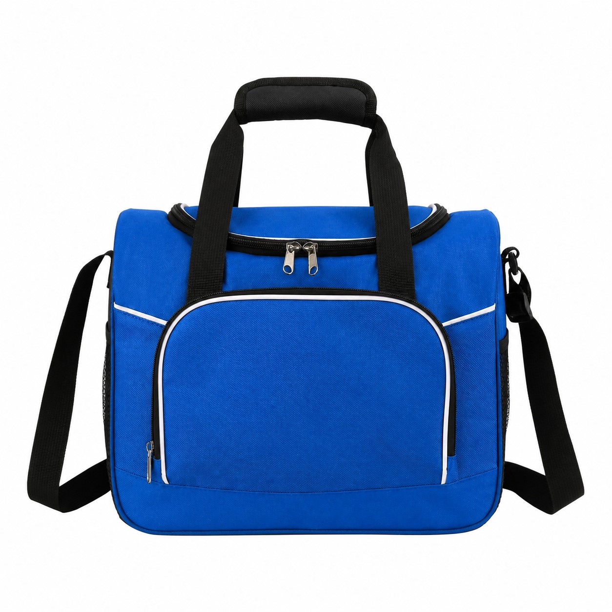 24-Can Insulated Convertible Duffel Cooler — Blue