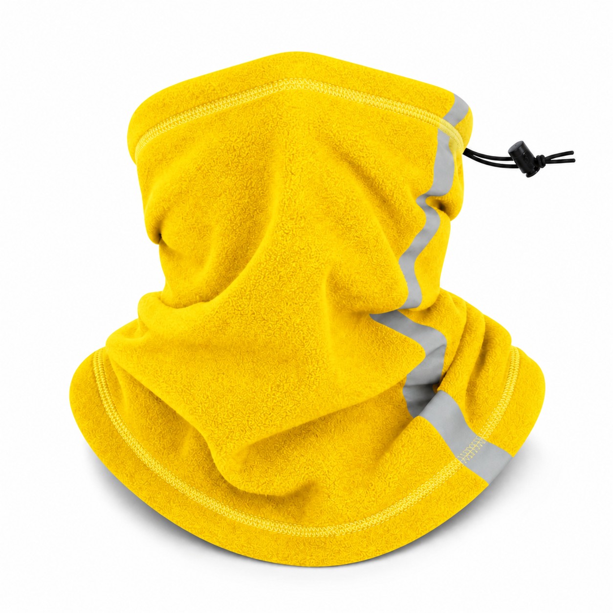 Reflective Safety Bandanna Scarf — Yellow