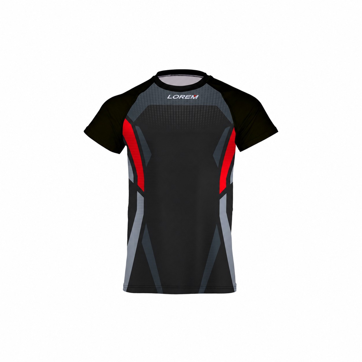 Men's Compression Gym Workout Shirt — Red