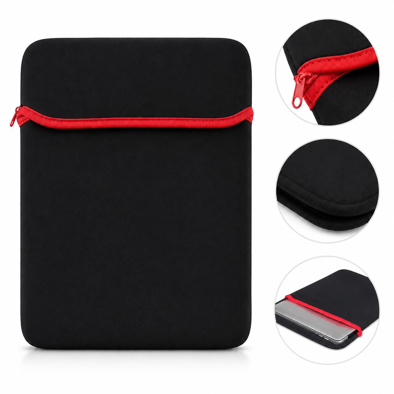 Reversible Neoprene Computer Sleeve Bag