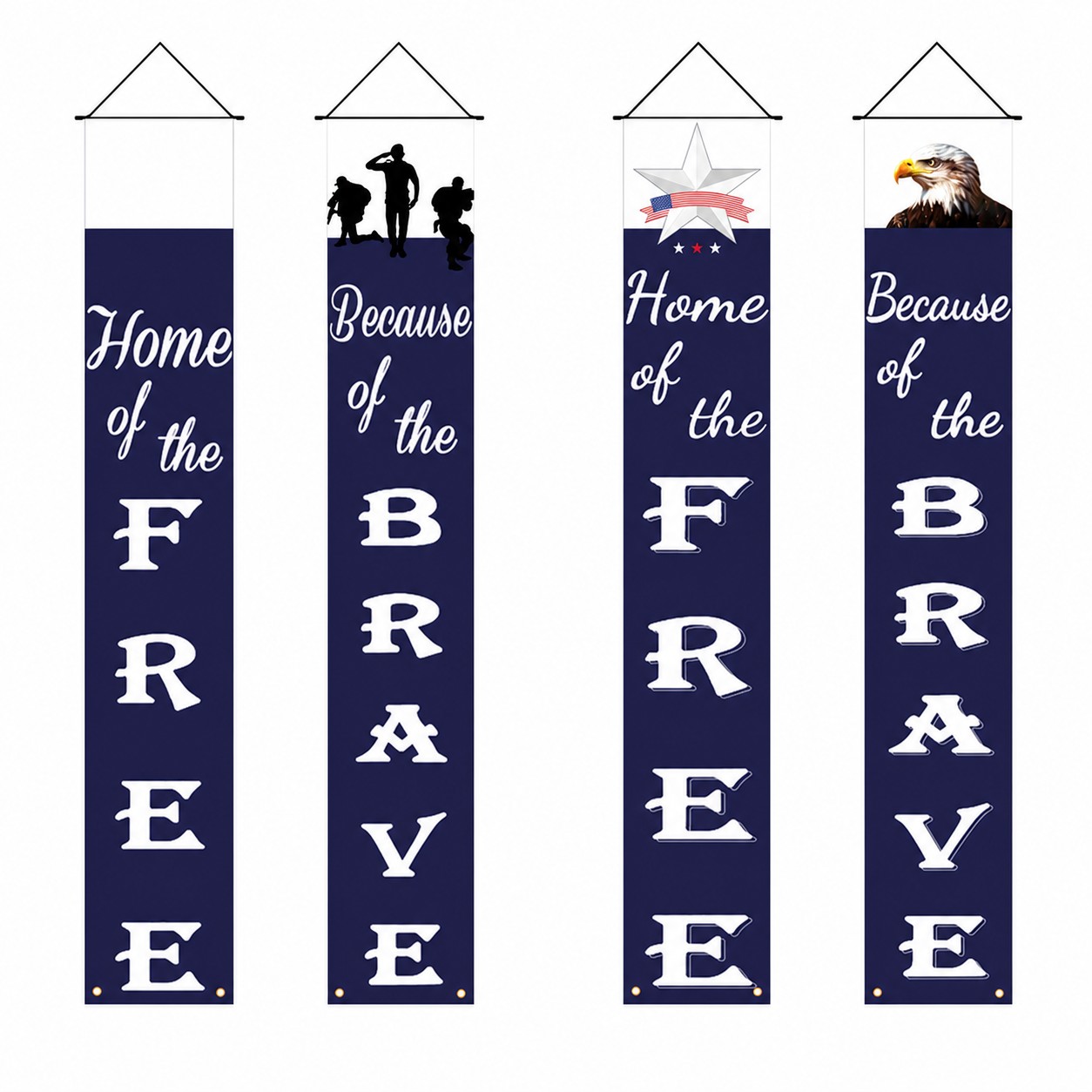 Oxford Patriotic Hanging Banner — view 5