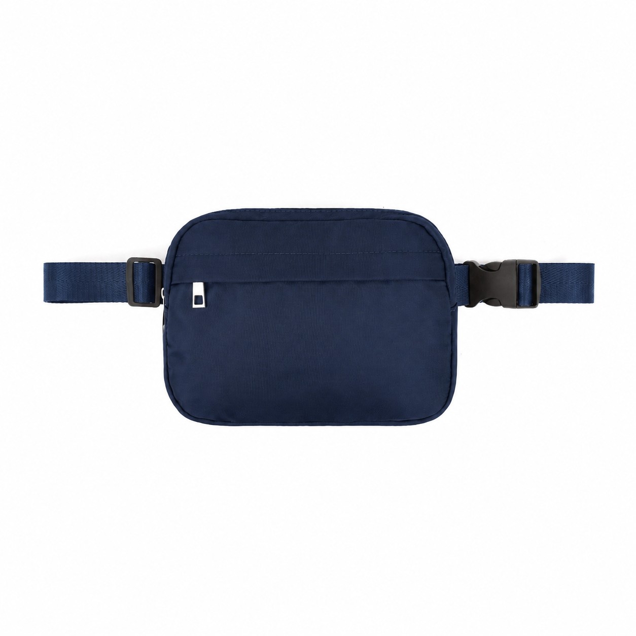 Nylon Roomy Fanny Pack — Navy Blue