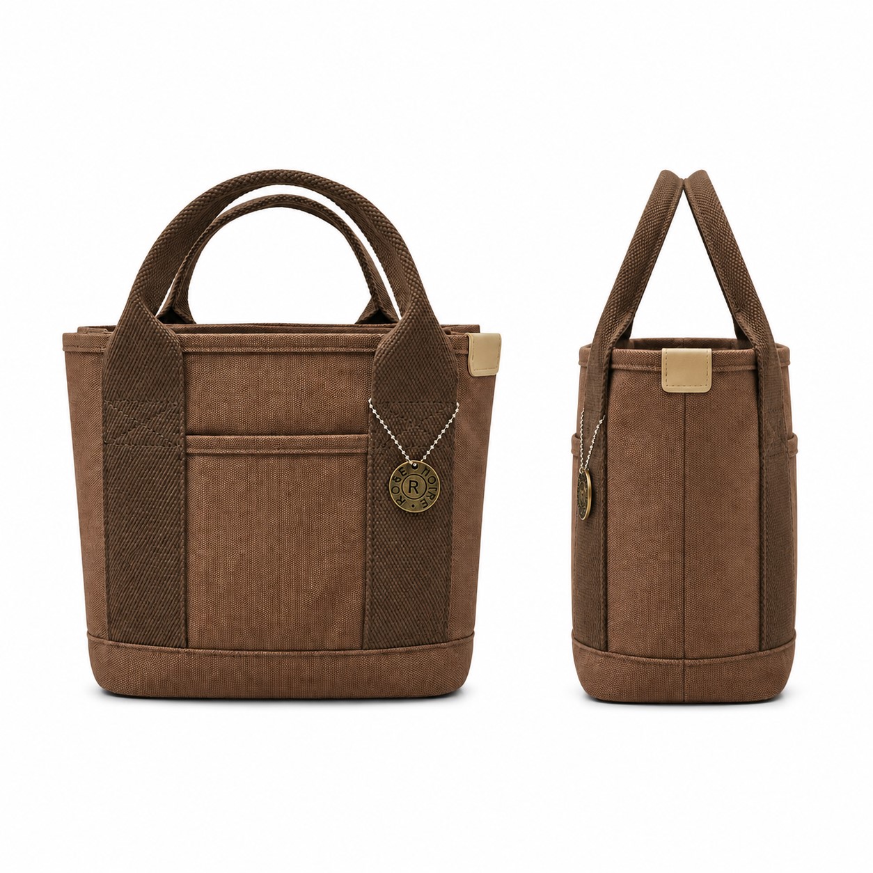 Canvas Lunch Tote With Spacious Compartment