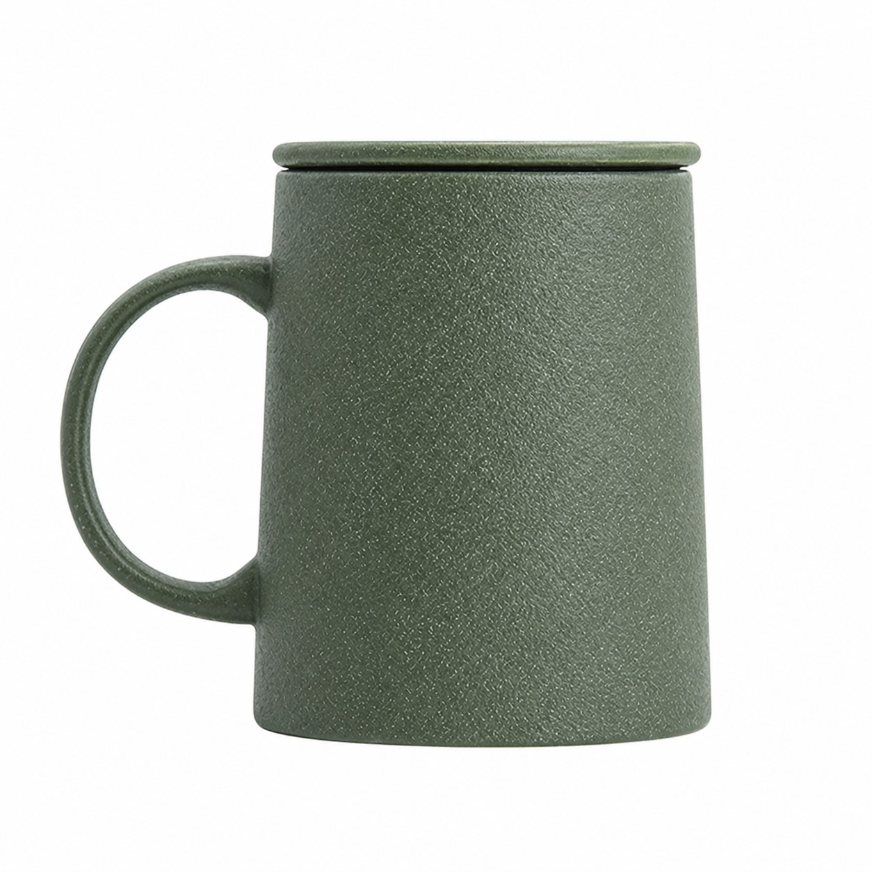 Frosted 11 Oz Ceramic Coffee Mug — view 2