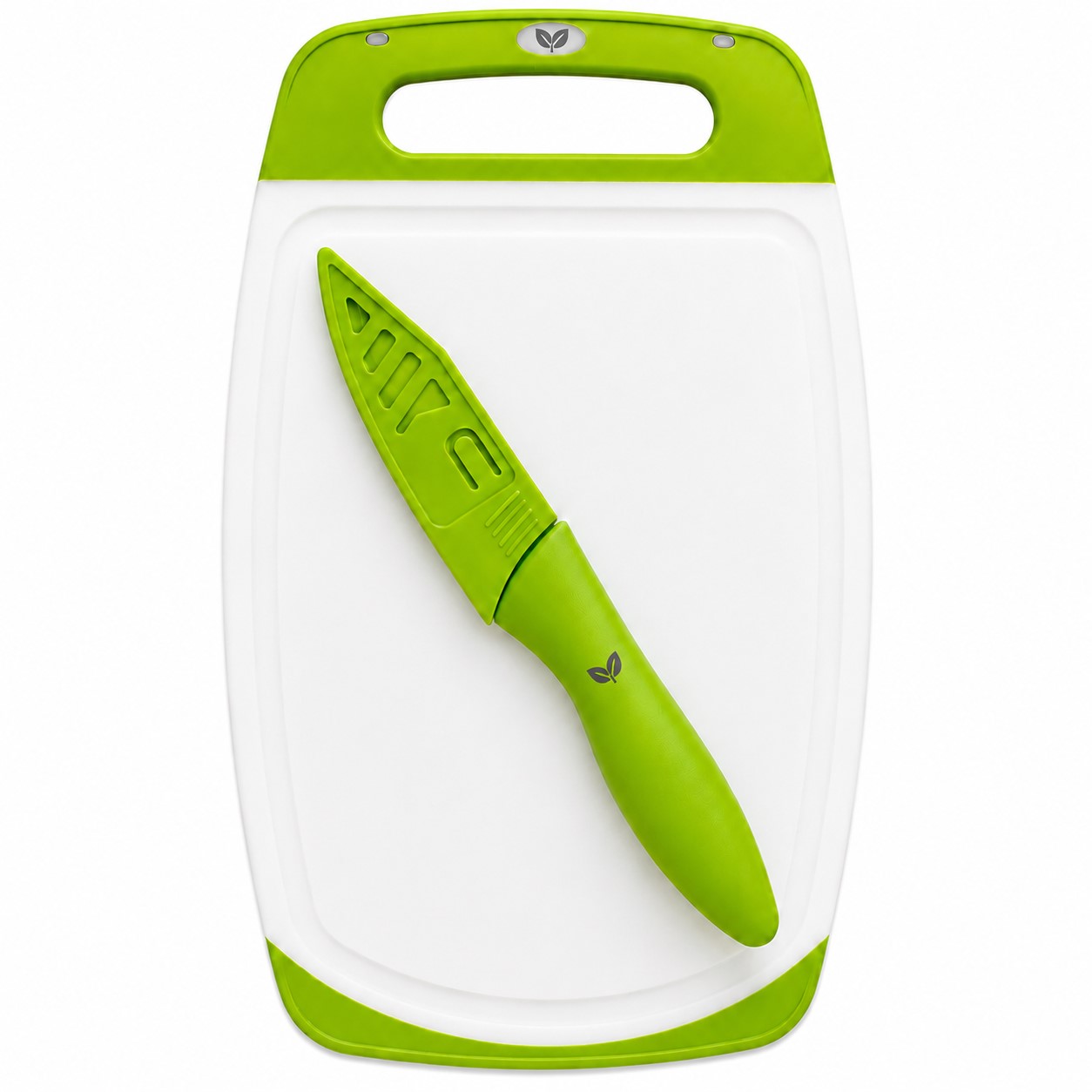 Polypropylene Cutting Board With Covered Paring Knife