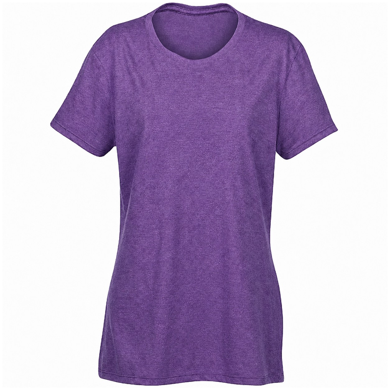 Ladies' Tri-Blend Short-Sleeve Tee — Purple