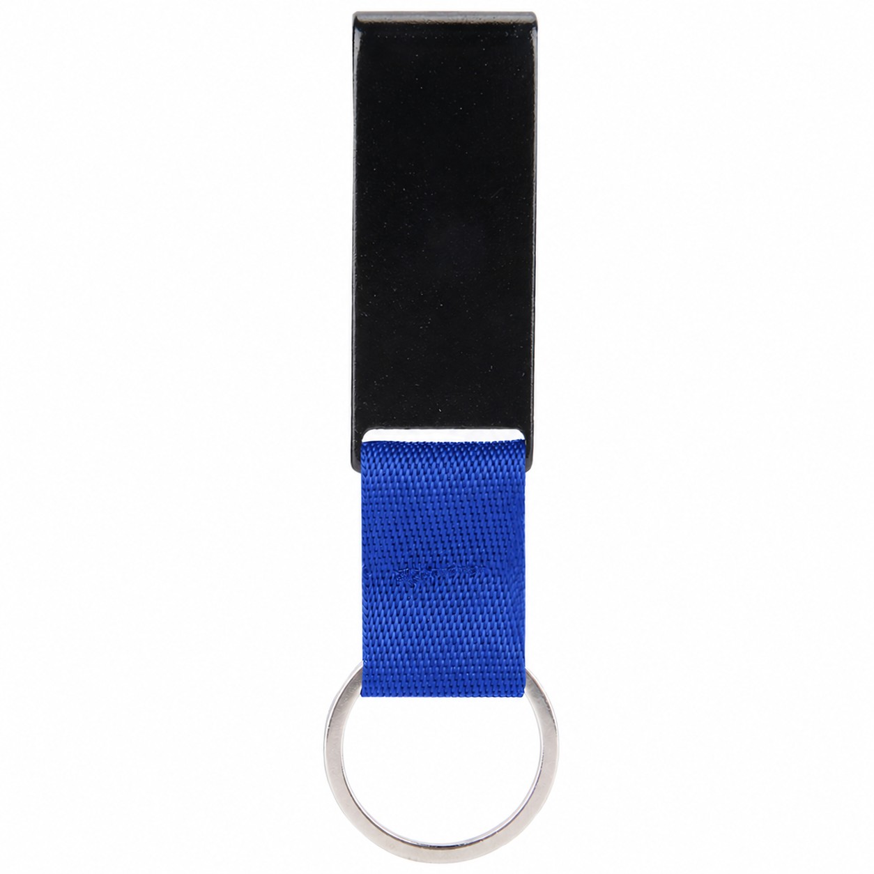 Aluminum Bottle Opener Phone Stand Keychain — Blue