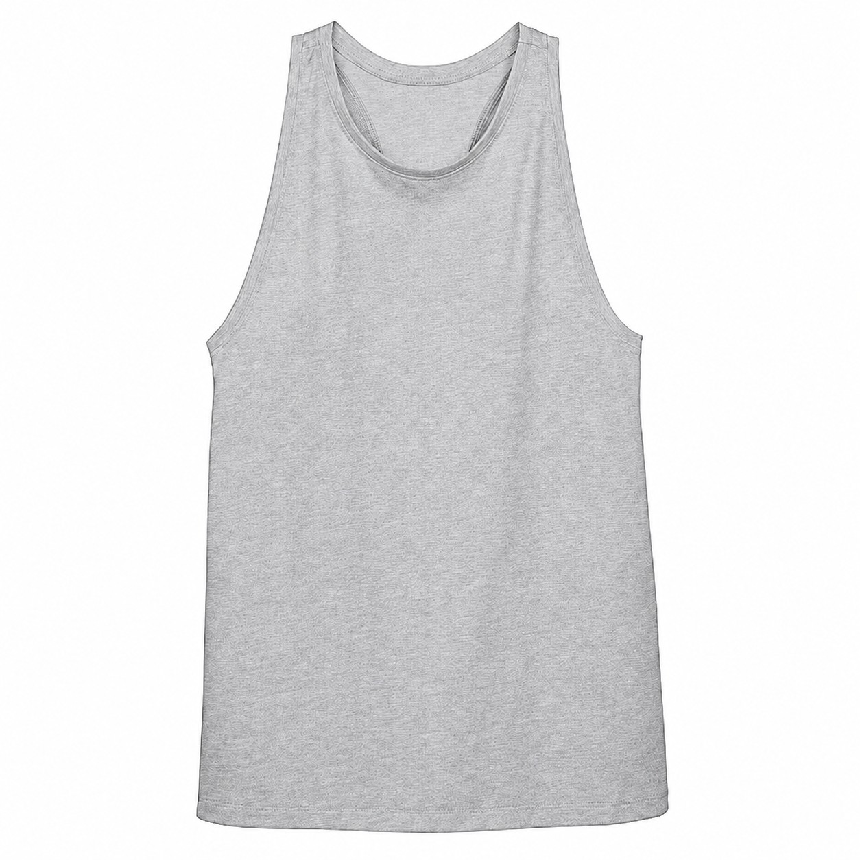 Ladies Tri Blend Racerback Tank — Silver