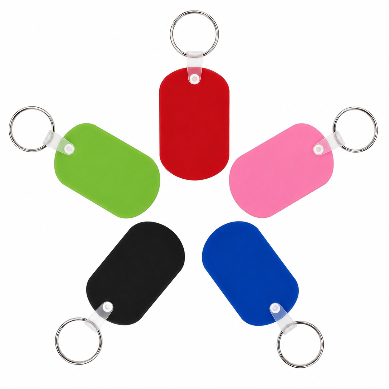 Oval ABS Plastic Key Tag