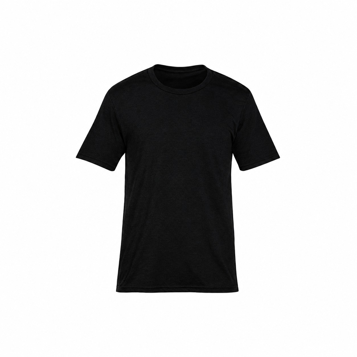 Men's Cotton Polyester Blend T-Shirt — Black