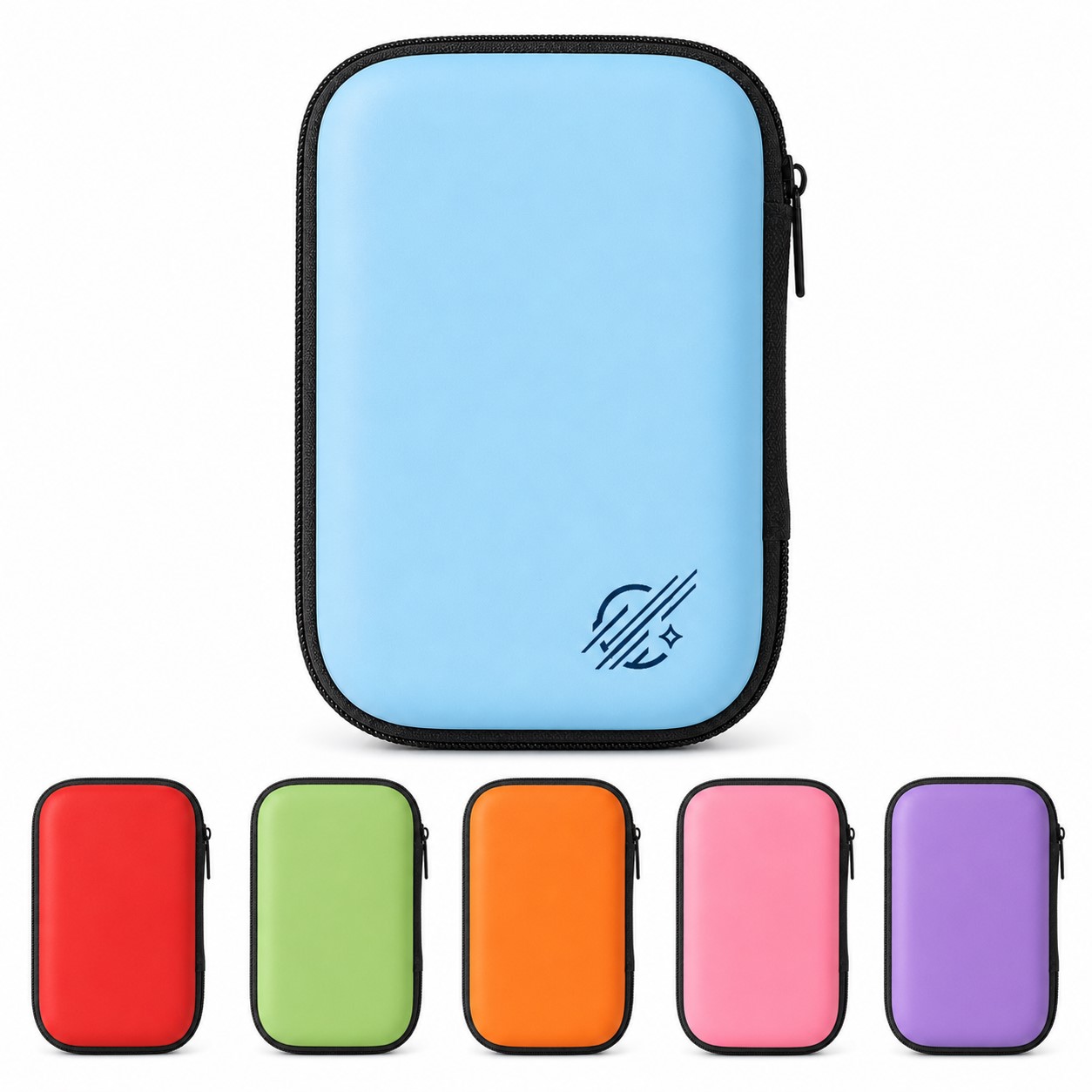 Zippered EVA Earbuds Storage Case