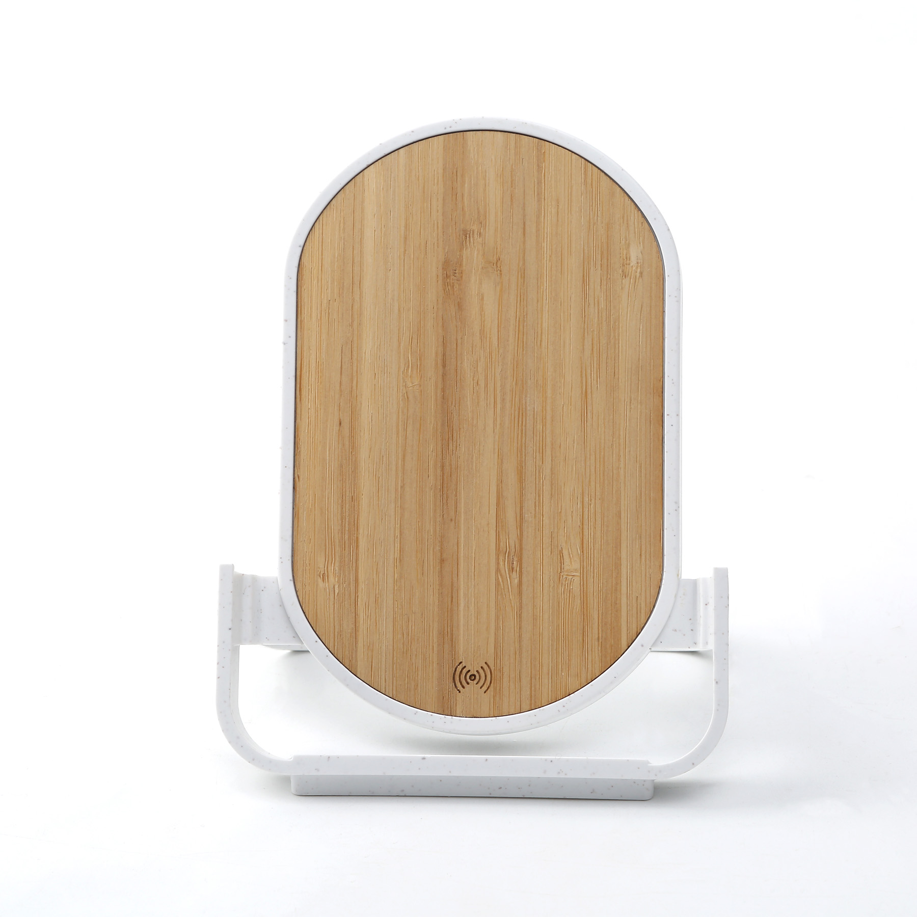 Bamboo Wireless Charger Stand — view 2