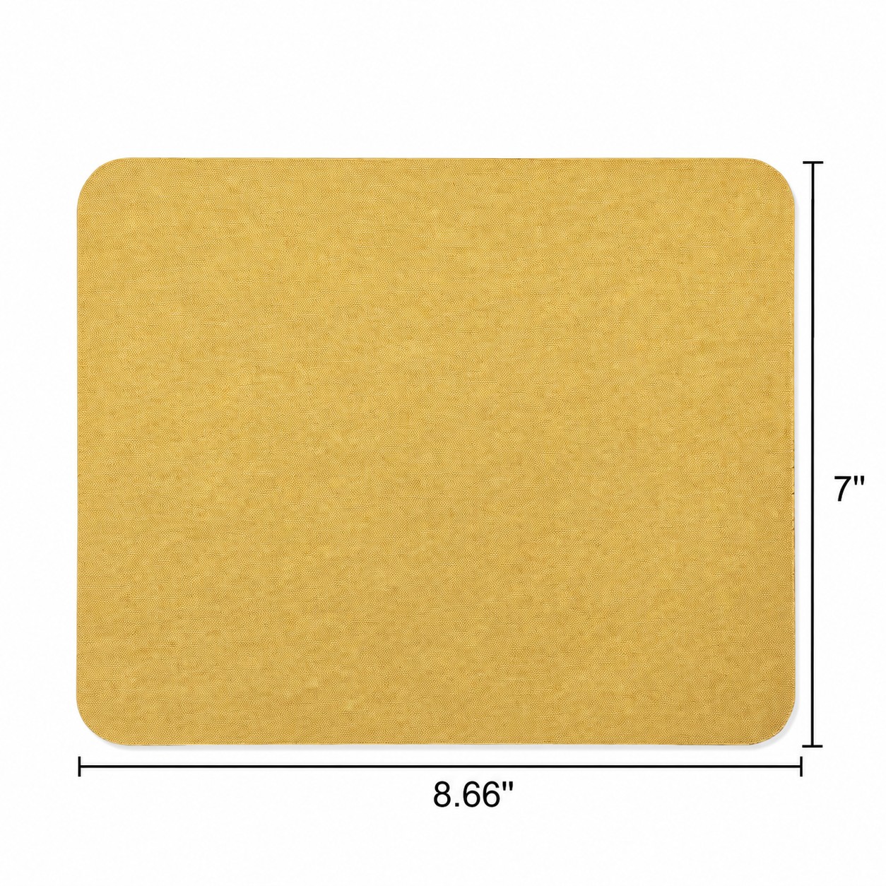 Soft Surface Fabric Mouse Pad — Brass Gold