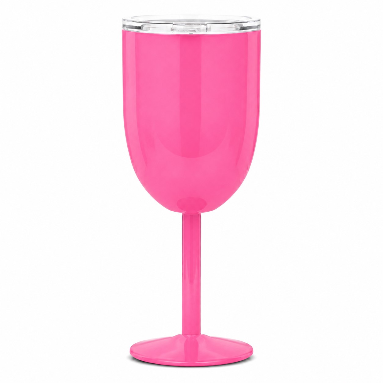 10 Oz Stainless Steel Insulated Wine Goblet — Pink