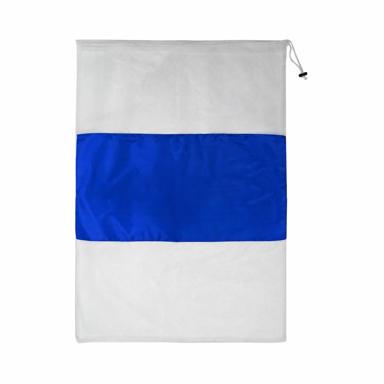 Nylon Mesh Drawstring Laundry Bag — Royal Blue