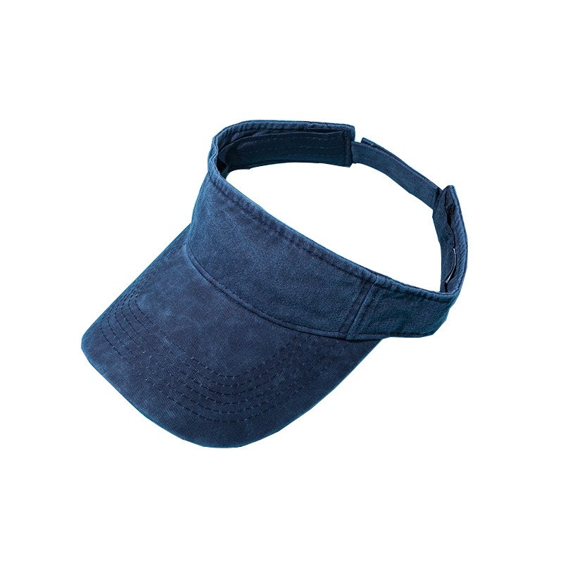 Polyester Adjustable Open Crown Visor — view 2