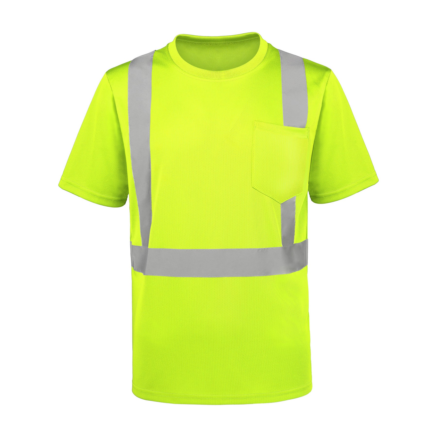 Reflective Safety Pocket T-Shirt — view 2