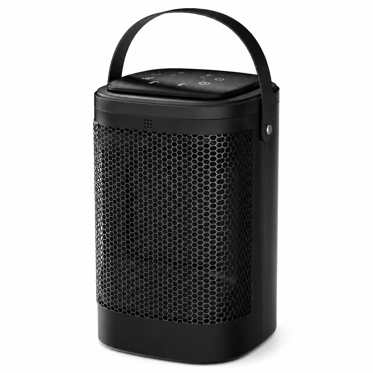 Portable Ceramic Indoor Space Heater — Black