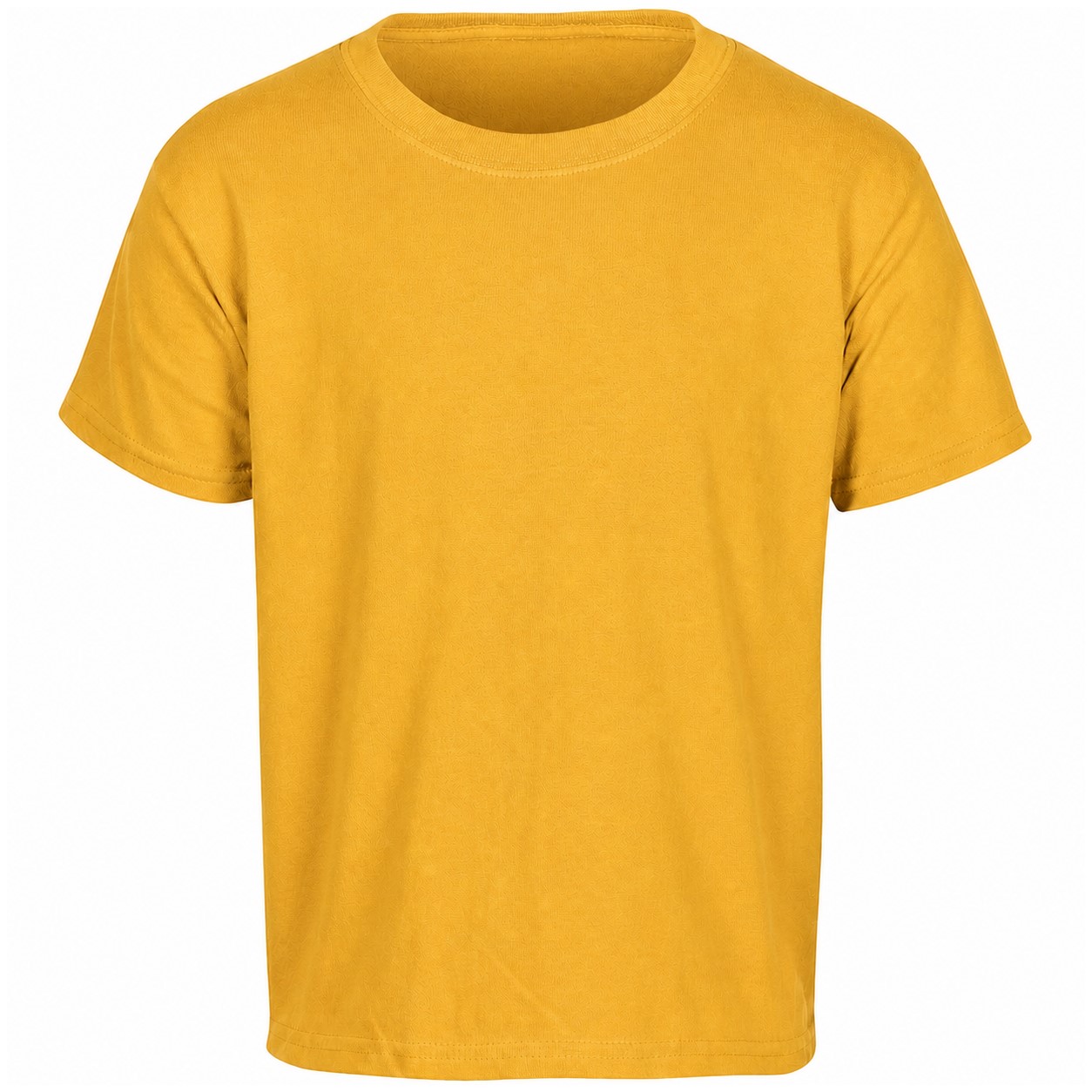 Youth Cotton Short Sleeve Shirt — Gold