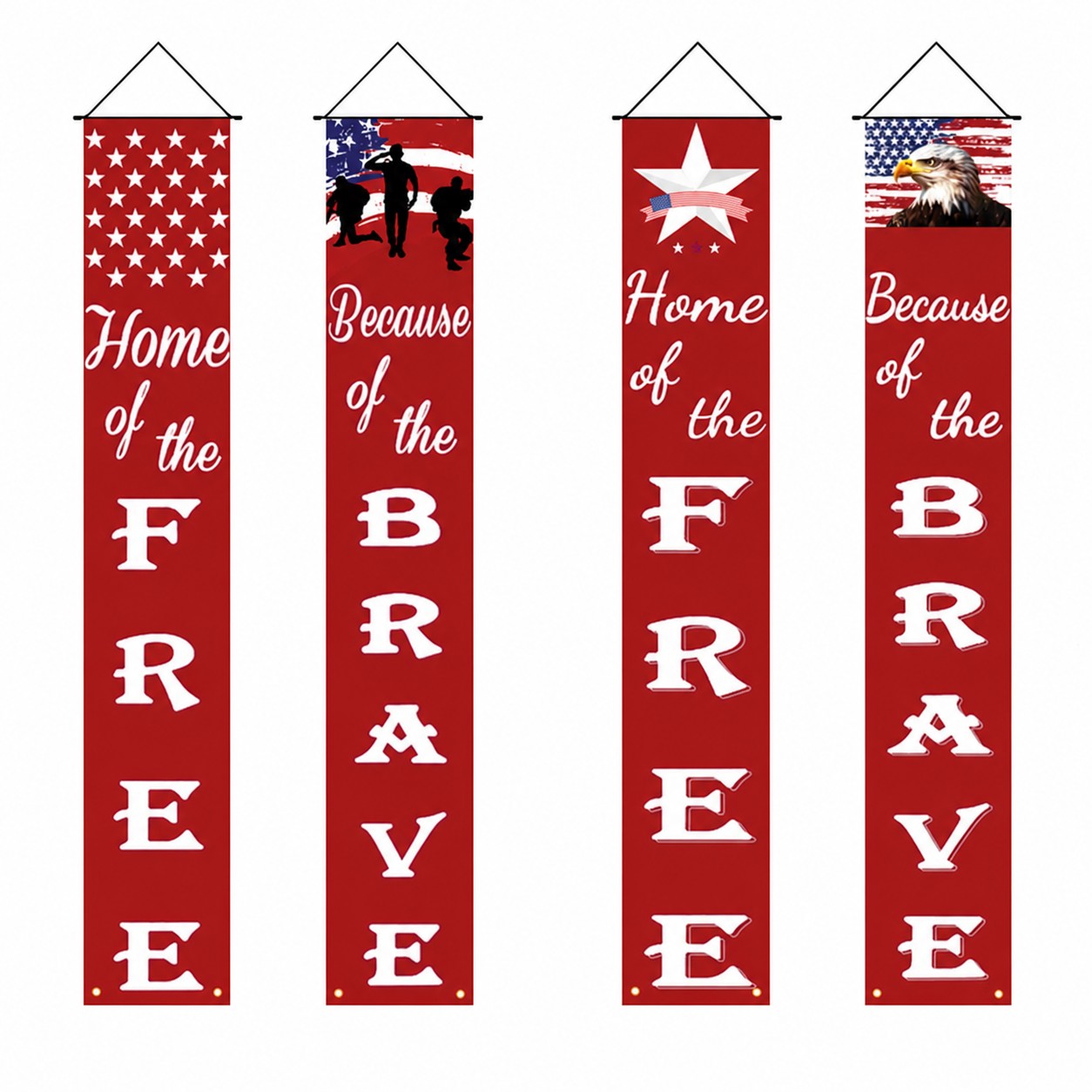 Oxford Patriotic Hanging Banner — view 4