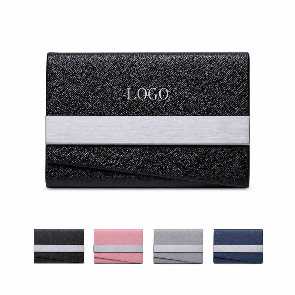 Matte Aluminum Pocket Business Card Holder