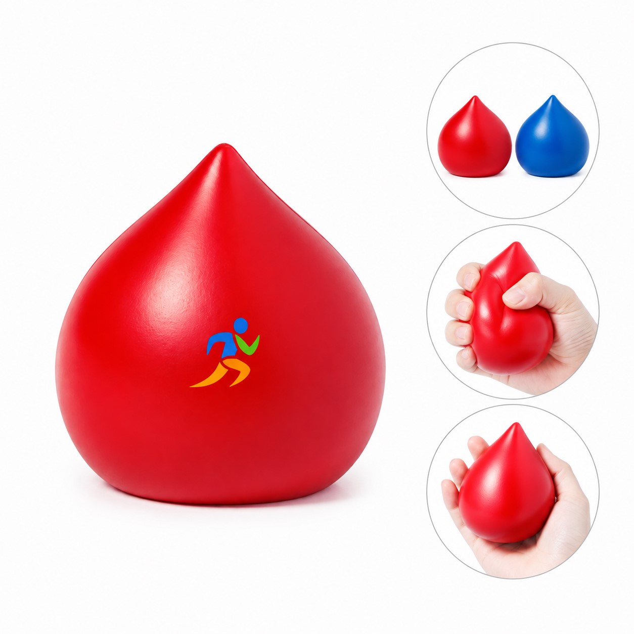 Water Drop PU Foam Squeeze Ball