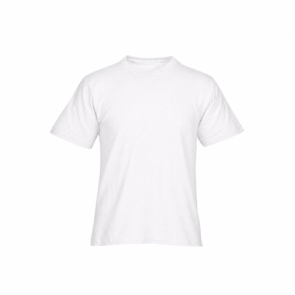 Classic Cotton Screen T Shirt — White