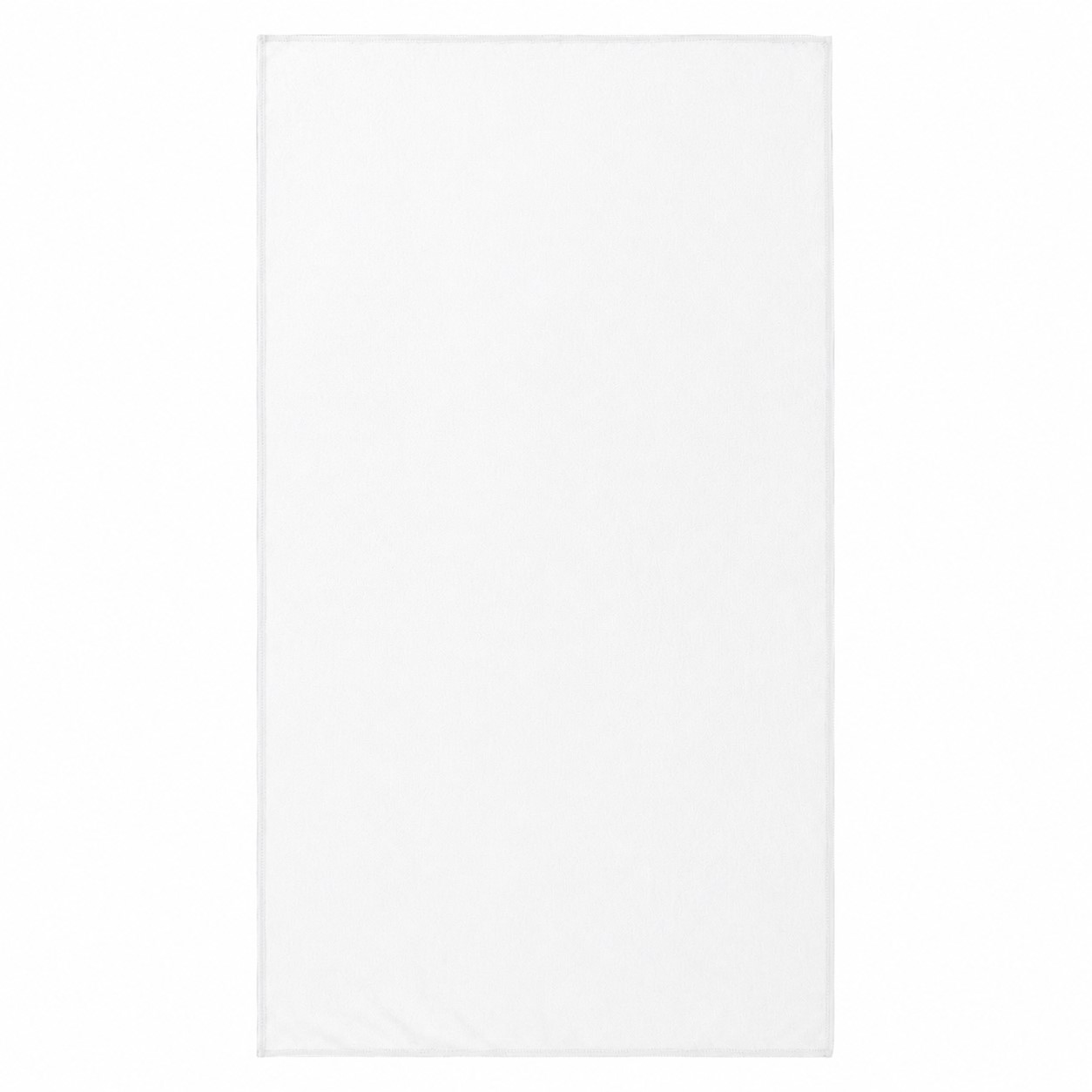 Large Microfiber Beach Towel — Clear White