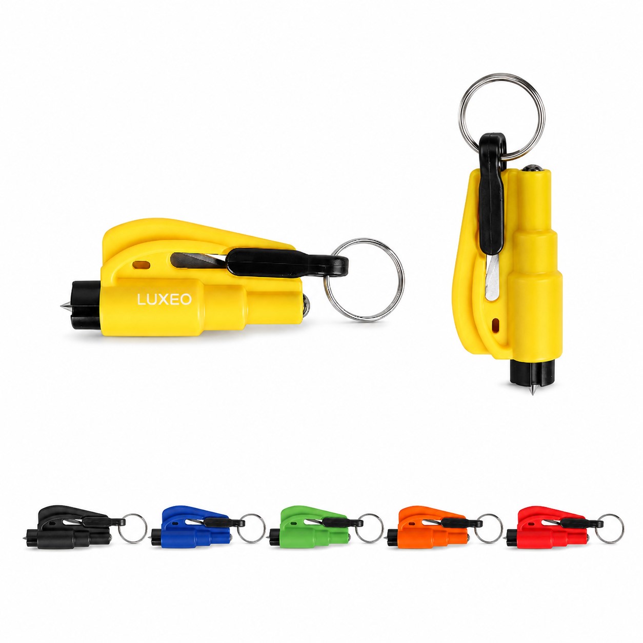Keyring Window Breaker With Safety Hammer