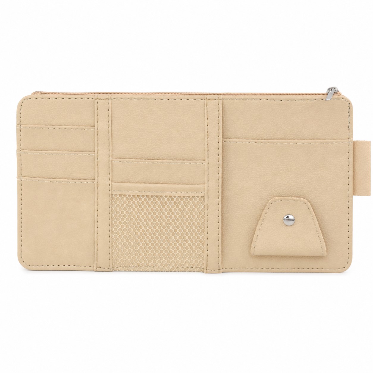 PU Visor Organizer With Eyeglass Clip — view 2