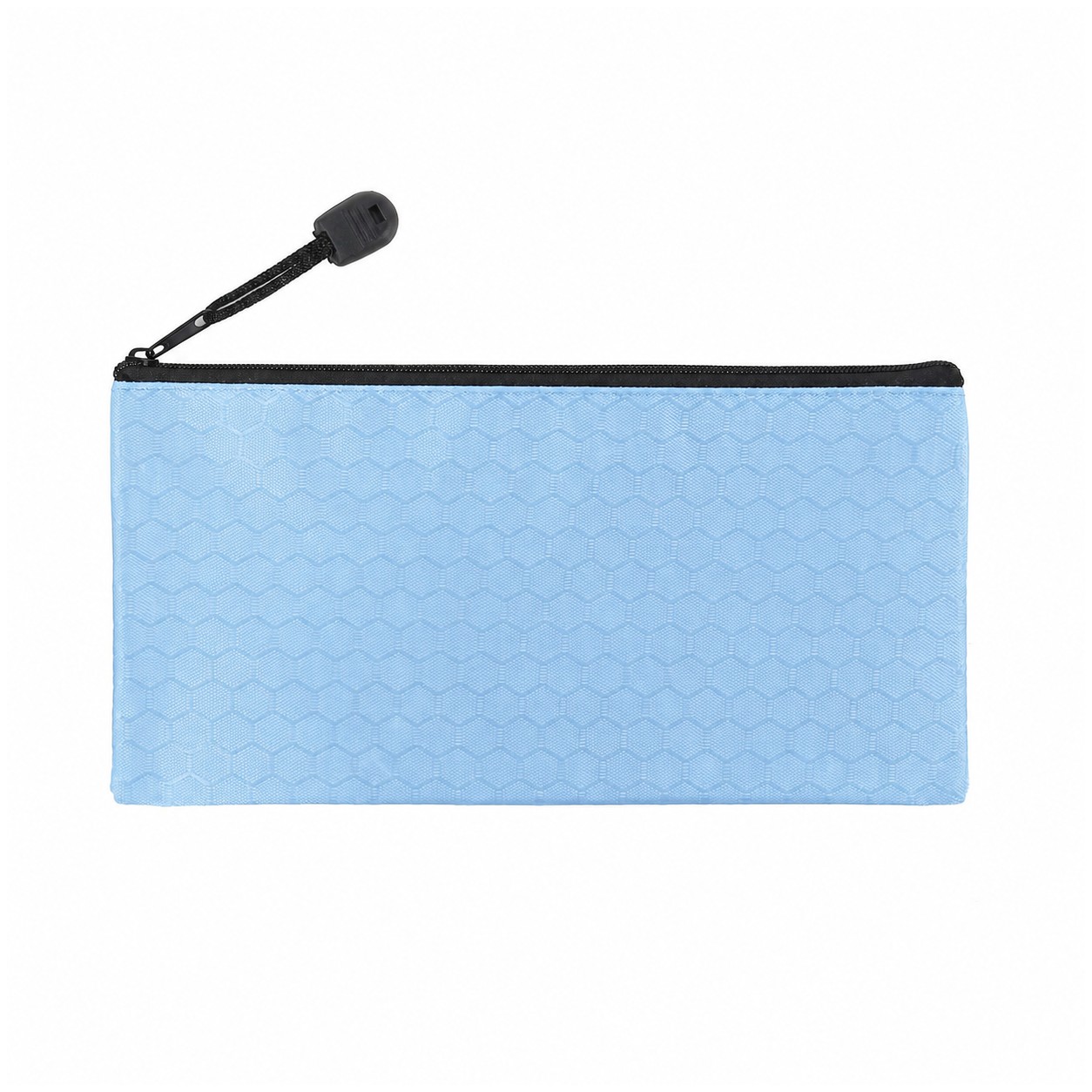 Waterproof Canvas Pencil Pouch — Light Blue