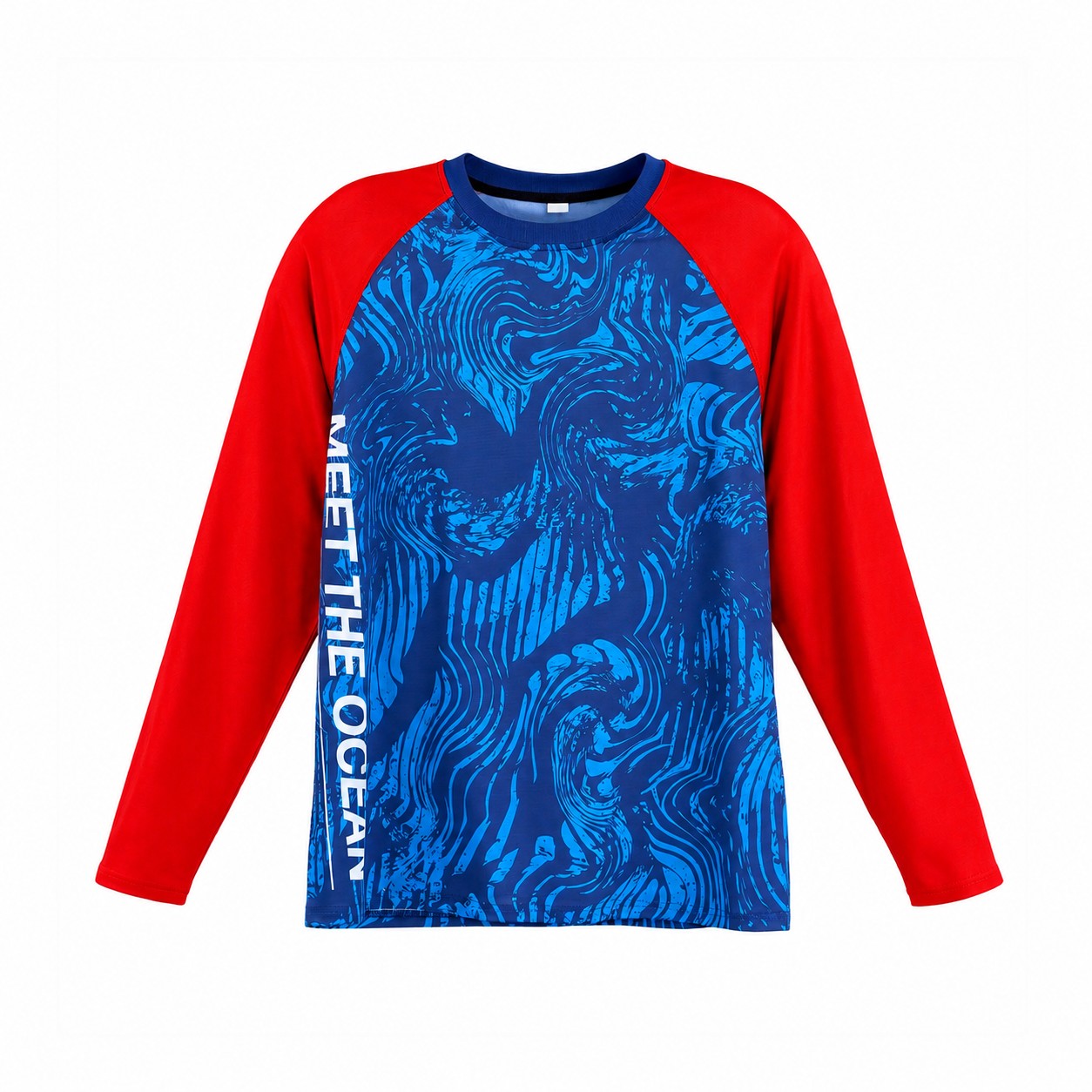 Unisex Long-Sleeve Fishing Shirt — Red