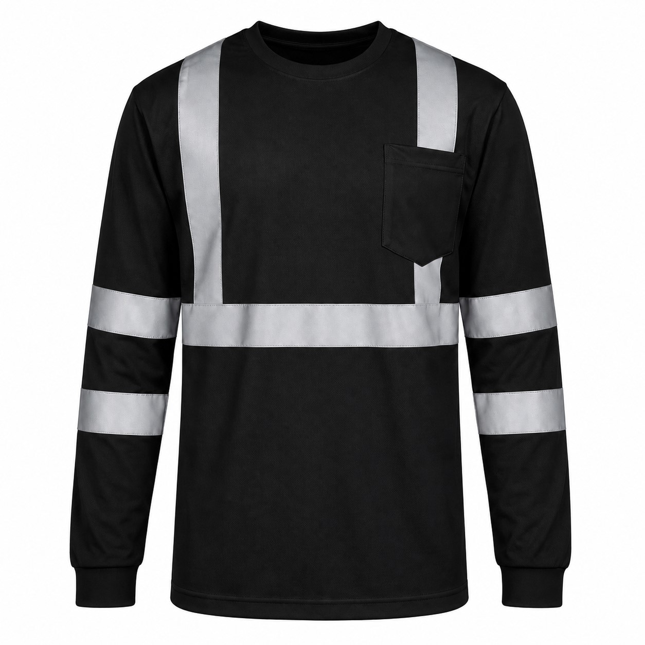 Long Sleeve Reflective Crewneck Shirt — view 4