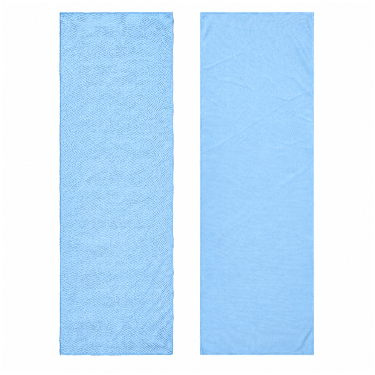Polyester Cooling Sports Towel — Light Blue