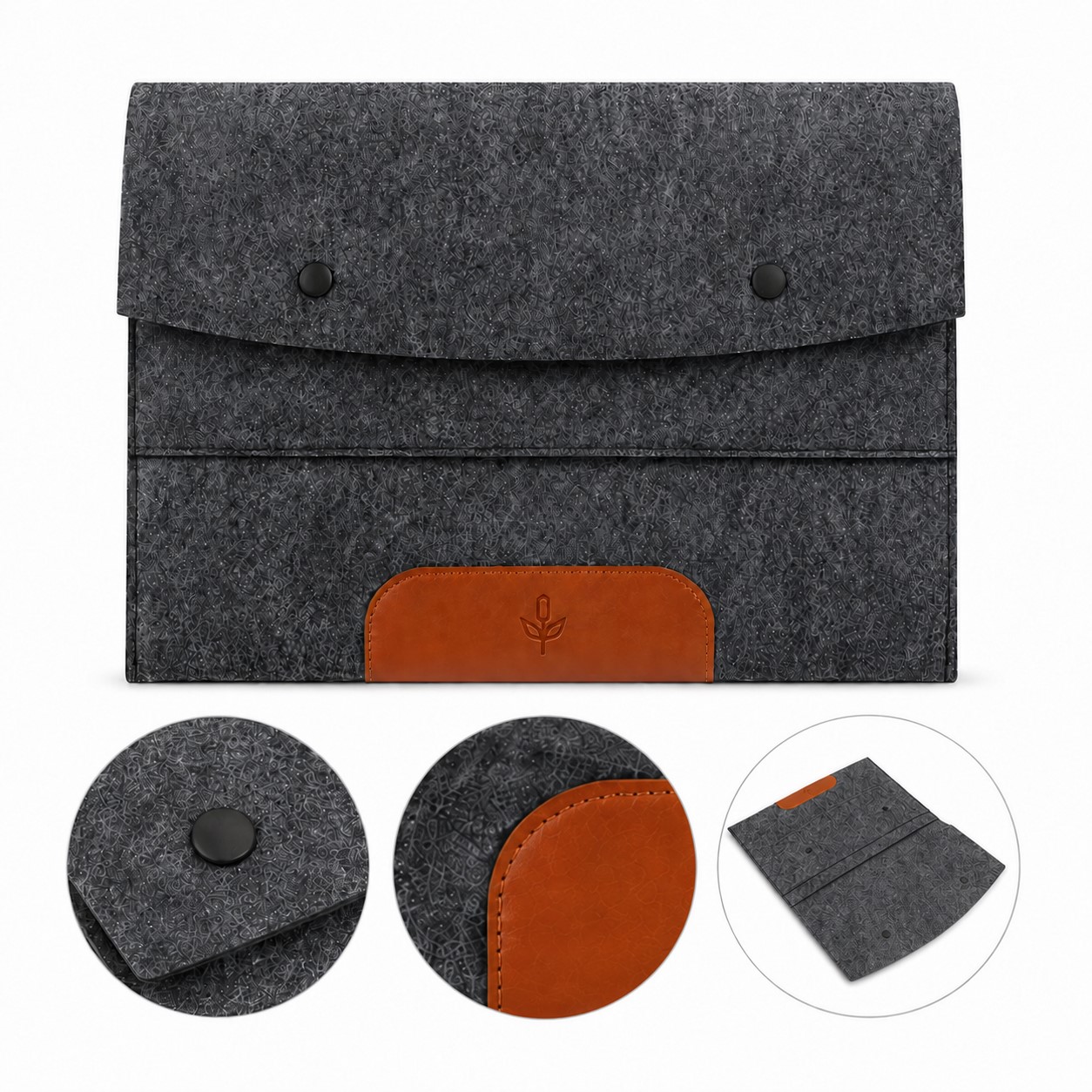 Laptop Felt Envelope Protector — view 1