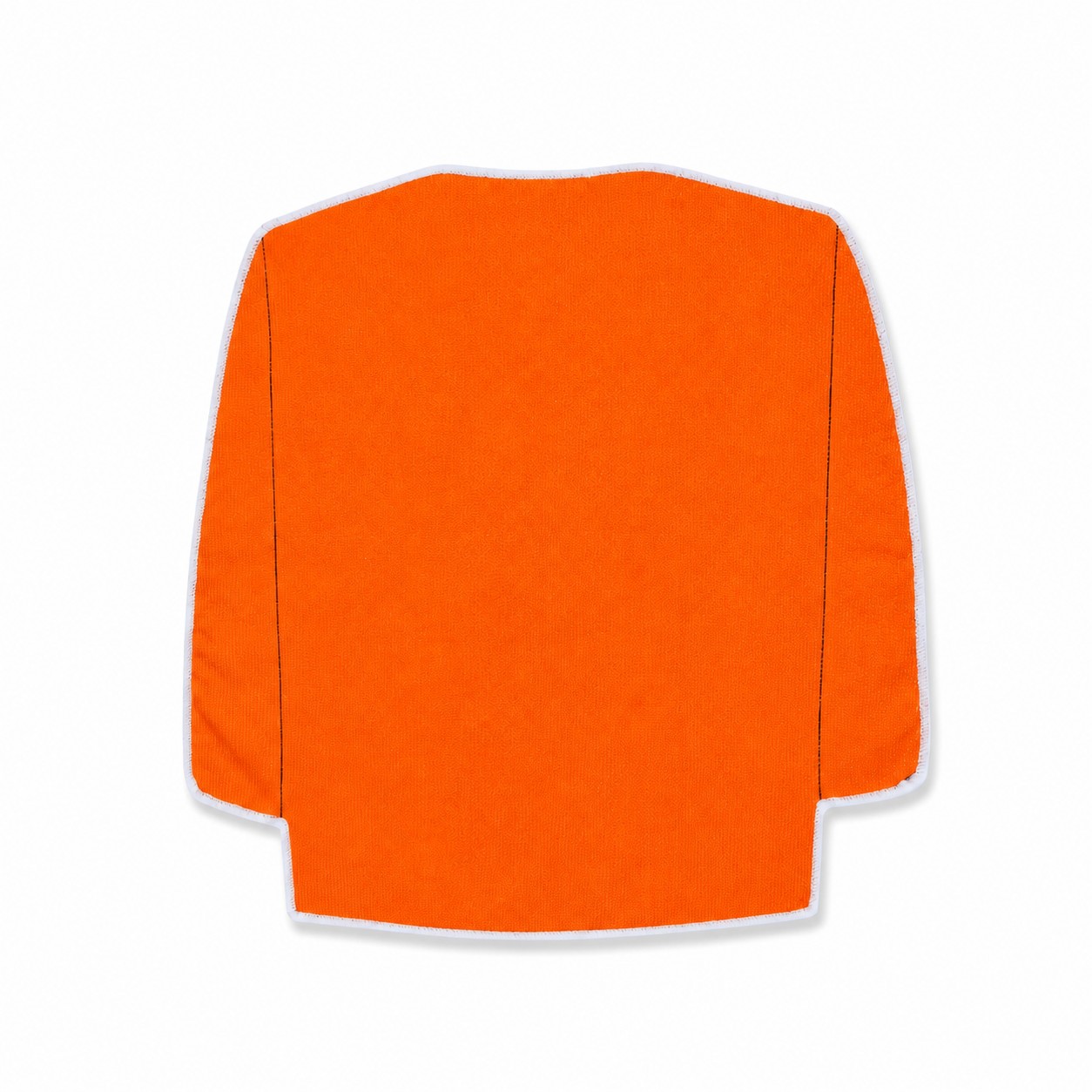 Jersey Shaped Microfiber Rally Towel — Orange