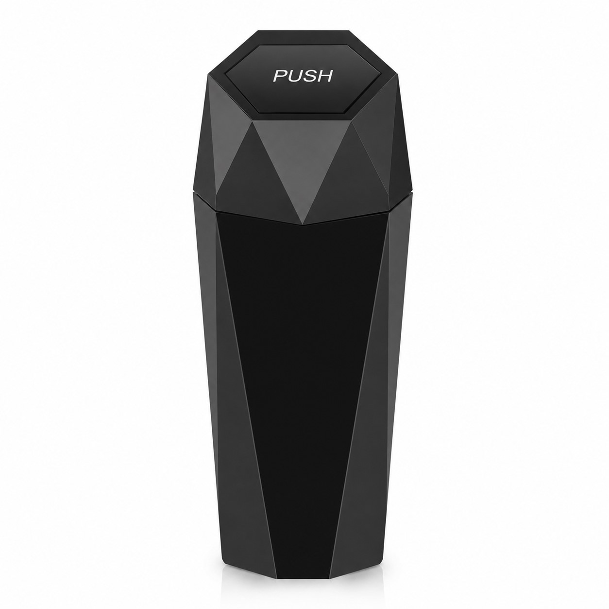 Compact ABS Vehicle Waste Bin With Lid — view 2