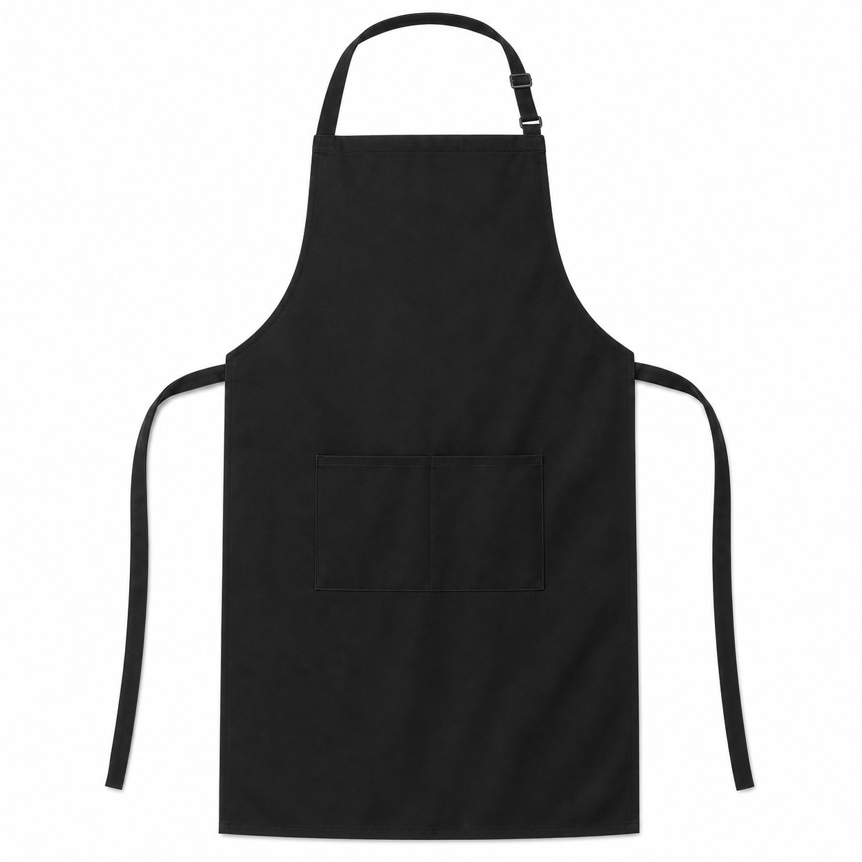Adjustable Polyester Bib Apron With Divided Pocket — view 2